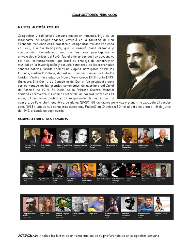 Compositores Peruano | PDF