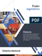 Historia y organización del poder legislativo chileno
