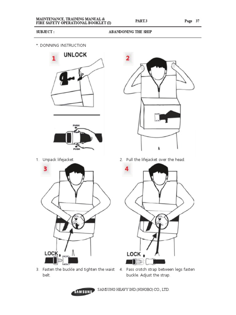 Lifejacket and Imm Suit Donning | PDF