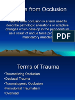 Trauma from Occlusion: Causes and Effects
