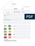 Lección Pino Pato Escritura