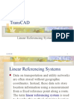 TransCAD 17 LinearReferencingSystems