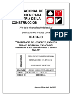 Grupo - 01 - Tecnología Del Concreto - Monografia - Unidad - 01