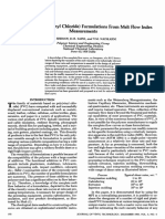 Of Poly (Viny1: Rheology