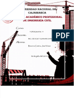 Perfil Longitudinal y Secciones Transversales