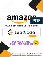TAGGED PROBLEMS FROM SDE SHEET (FOR AMAZON