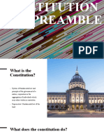 Constitution and Preamble