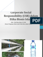 CSR Dalam Etika Bisnis Islam
