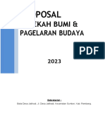 Proposal Sedekah Bumi Pagelaran Budaya Krajan 2018