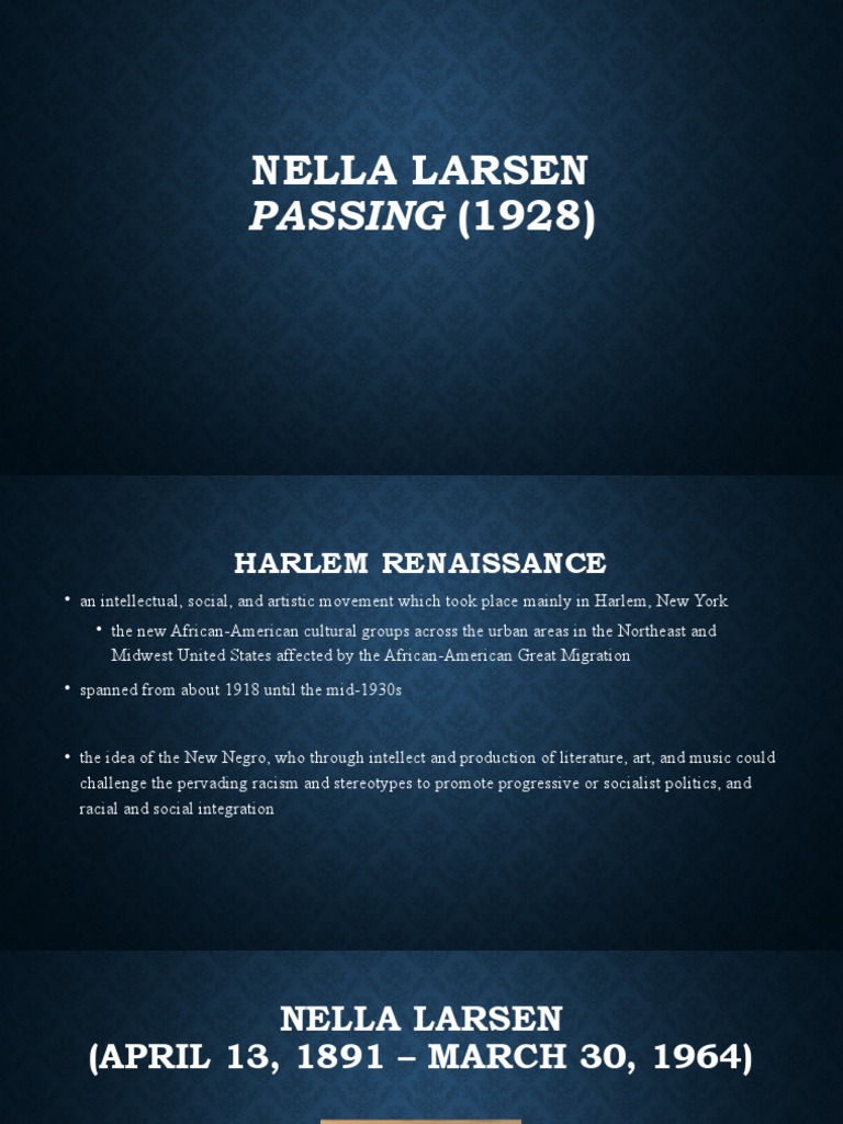 Nella Larsen | PDF