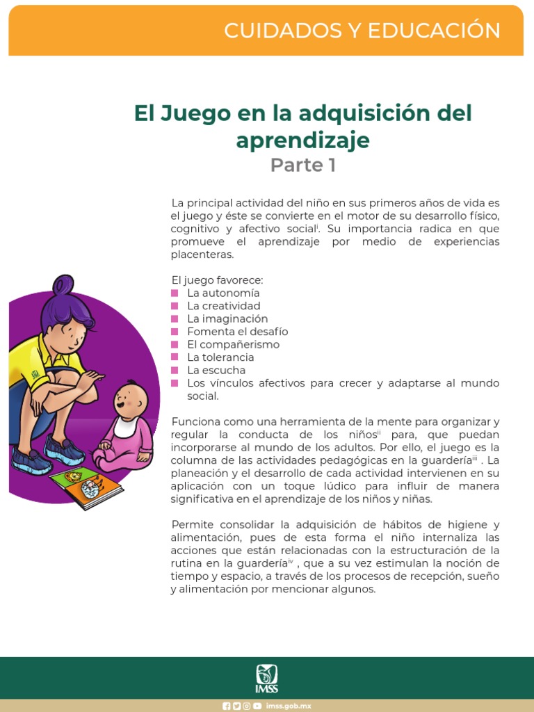 Importancia del Juego en la Educación Infantil | PDF | Aprendizaje ...