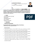 CV Documentado Danny Santos Valenzuela