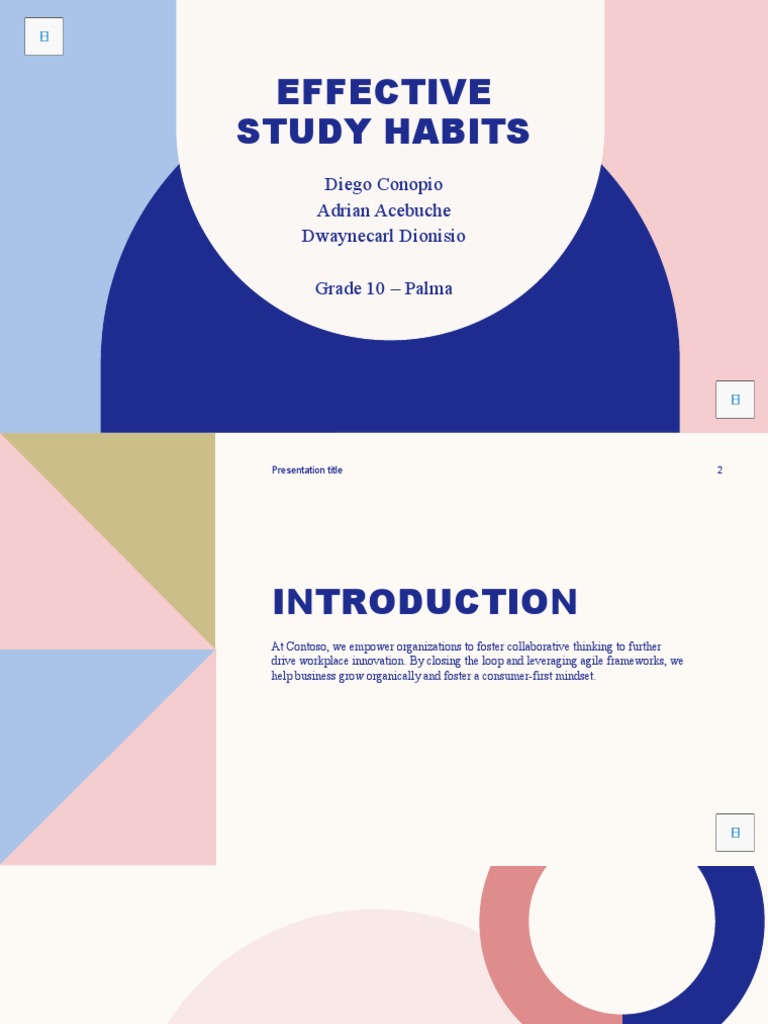 Effective Study Habits for Success | PDF | Business | Economies