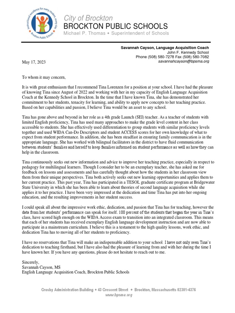 Brockton Public Schools PDF