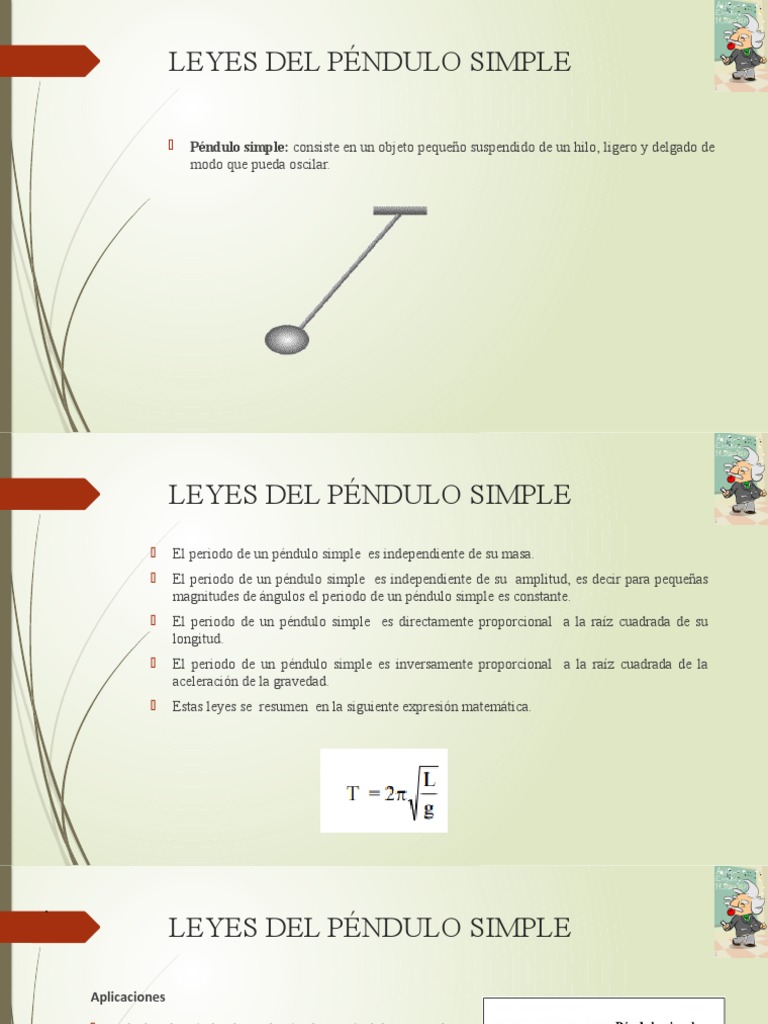 Leyes Del Pendulo | PDF