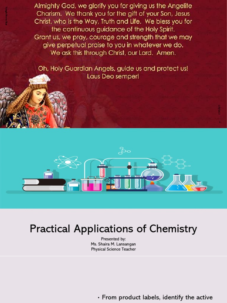 Week 6 Practical Application of Chemistry 1 PDF Surfactant