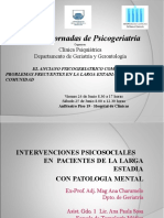 Intervenciones Psicosociales en Pacientes de La Larga Estadía Con Patología Mental