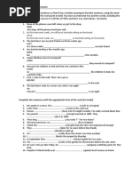 CAE Test On Tenses