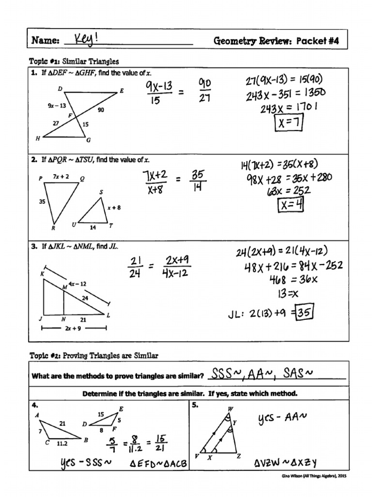 Geometry Review Act