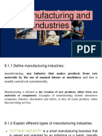 Manufacturing and Industries 1