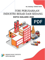 Direktori Perusahaan Industri Besar Dan Sedang Kota Malang 2021