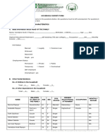 Household Survey Form 2