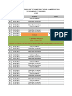 Jadual Perjumpaan Unit Beruniform