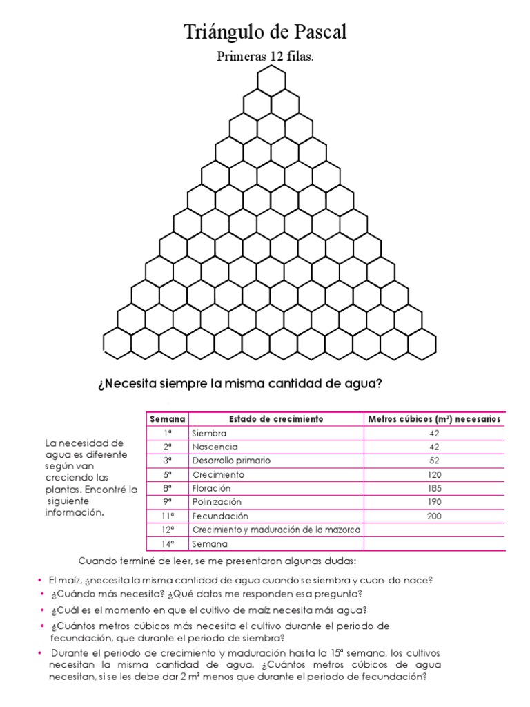 Necesidades Hídricas del Maíz y Series Matemáticas | PDF | Aperturas de ...