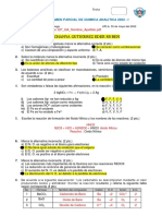 Examen Parcial Quimica Analitica 2022 Listo