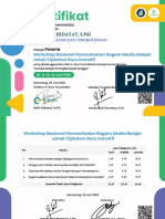 Sertifikat ROKHIS, S.Pd.I Workshop Guru Inovatif