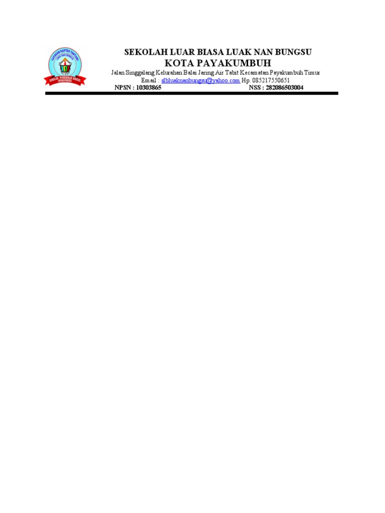 Kop Surat | PDF