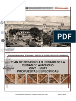 III. Propuestas Especificas Pdu Ayacucho 2021-2031