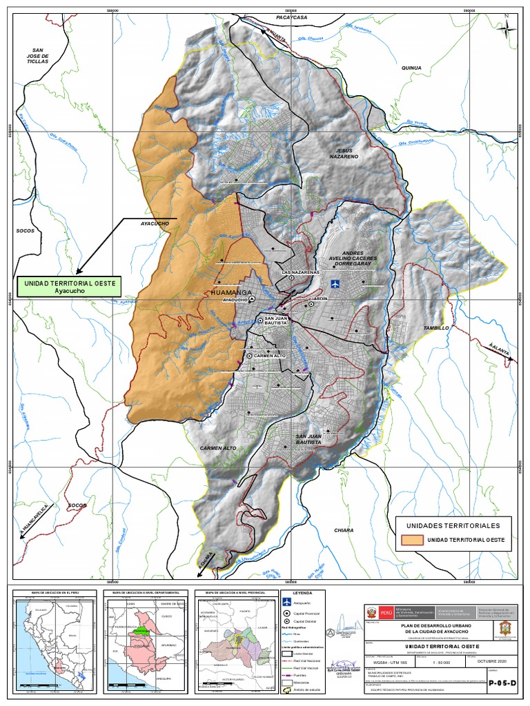 05-D Mapa de Unidad Territorial Oeste | PDF