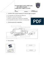 Examen de 2 Grado Primaria