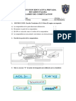 Examen de 3 Grado Primaria