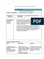 Plantilla de Integración Tic en Procesos Educativos