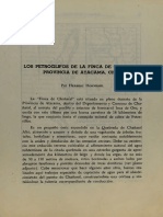 Hornkohl 1950-1951 - Los petroglifos de la finca de Chañaral. Provincia de Atacama, Chile