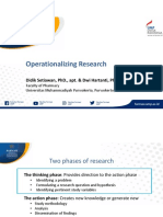 Topik 3 - Operationalizing Research