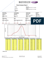 Result Analysis of MC-608 S Particle Sample