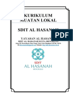 Dokumen Muatan Lokal Sdit Al Hasanah 2022 Cover