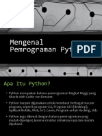 Belajar Dasar Pemrograman Python