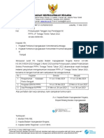 Surat Deputi Mutasi Tentang Penyesuaian Kembali Jadwal Pelaksanaan Seleksi Penerimaan PPPK JF Tenaga Teknis Tahun 2022 1