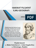 FILOSOFI GEOGRAFI