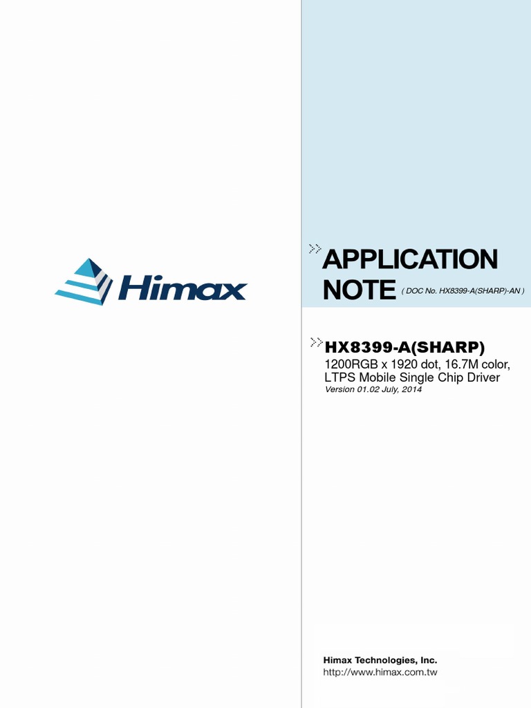 HX8399-A Driver Documentation | PDF