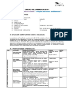 Unidad 2 de Aprendizaje - Ingles-1° - 2023