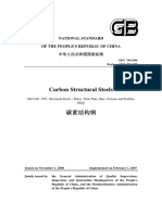 Carbon Structural Steels: National Standard of The People'S Republic of China
