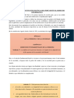Analisis de La Constitución Política Del Perú Según El Derecho Informatico