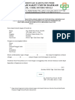 KOP RSTCD & Format Surat Keterangan Bagi Pelamar Dan Melamar Ditempat