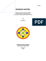 Makalah Sejarah Sastra