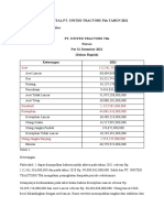 Analisis Fundamental PT United Tractors 2021